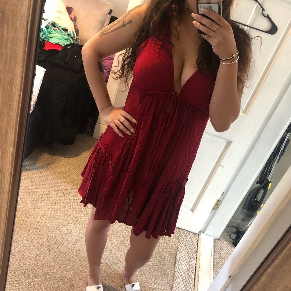Red dress